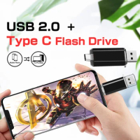 OTG USB Flash Drive Type C Pen Drive 256GB 128GB 64GB 32GB USB Stick 16gbPendrive for Type-C Device Usb stick usb 2.0 Pen drive