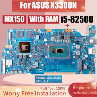 REV.2.0 For ASUS X330UN Laptop Motherboard i5-8250U MX150 With RAM 60NB0JD0-MB2100 Notebook Mainboard