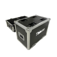 Thinuna Custom Aluminum Flight Road Case Transport Subwoofer Line Array System Speaker Box Flight Case For Speaker With Wheels