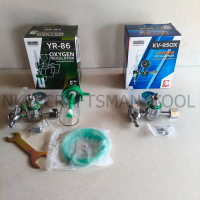เกจ์หายใจ เกจลม OXYGEN KOVET # YR-86 ISO13485 พร้อมสายยางและกระบอกแก้ว