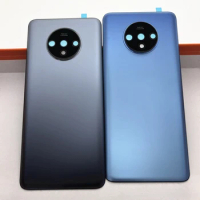 For Oneplus 7T Battery Cover Back Rear Door Housing for Oneplus7t HD1901 HD1903 Back Frame Glass with Camera Lens