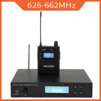Original For ANLEON S3 626‑662MHz Wireless Earbud Monitor System 90dB In-Ear Monitor System Ear Return System for Band Singers