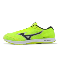 Mizuno 競速跑鞋 Duel Sonic 4 男鞋 寬楦 螢光黃 輕量 回彈 運動鞋 美津濃 U1GD2571-04