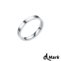 A MARK 鈦鋼戒指 素面戒指 光面戒指/經典素面純色3MM光面316L鈦鋼戒指(銀色)