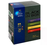 AGF - BLACK IN BOX 產地綜合即溶咖啡 2g x 20條4901111813502(藍灰)｜原裝日本｜賞味期限：2027.10.30