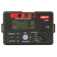 UNI-T UT582+ Digital RCD (ELCB) Tester AUTO RAMP Leakage Circuit Breaker Meter with Mis-Operation Buzzer
