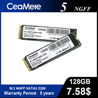 CeaMere M2 5PCS 2280 SSD M.2 SATA 4TB 512gb 1TB HDD 120g 240g NGFF SSD 2280mm 2TB HDD disco duro for Desktop Laptop