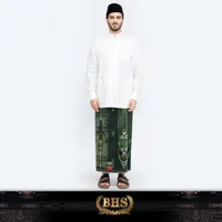 Sarung BHS Infinity Gold Motif V32 EKC Hijau Tua