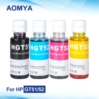 Aomya 4*100ML Refill Dye Ink For HP Smart Tank 551 555 559 570 571 578 651 Wireless All-in-one Printer for HP GT51 GT52 Ink