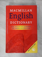 【書寶二手書T5／字典_EKQ】Macmillan English Dictionary_Not Available