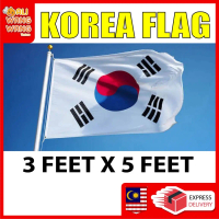KOREA FLAG 3x5 FEET KAKI / READY STOCK MALAYSIA / BENDERA NEGARA SOUTH KOREA FLAGS / SOUTH KOREA FLA