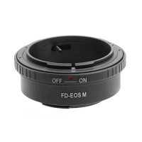 FD - EOSM EFM EF-M Mount Adapter Ring Aperture Ring For Canon FD mount lens for Canon EOS EF-M mount Camera M5 M6 M62 M200 etc.