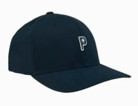 【PUMA Golf】棕櫚樹P字高爾夫球帽(男)-深海軍藍/亮白-深海軍藍