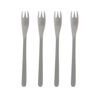 【柳宗理】日本製蛋糕叉4入組/15cm(不鏽鋼材質打造的質感餐具)