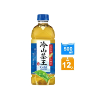 【御茶園】冷山茶王500mlx4入/3組(新舊包裝隨機出貨)