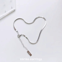 สินค้าที่ขายดีที่สุดของเดือนนี้ earika.earrings - silver viber anklet สร้อยข้อเท้าลายงูเงินแท้ ปรับข