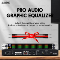 Graphic Equalizer 31 Band Balanced Effect Controller DJ Digital Mixer Processor DSP Audio Feedback Eliminator Stage Karaoke KTV