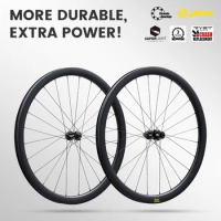 RYET GRAVEL Carbon Wheelsets 700C Wheels Disc Brake Tubeless Ready Center-Lock Or 6 Bolt Hub 35x30MM Bicycle Product Accessories
