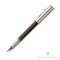 GRAF VON FABER-CASTELL 經典系列鍍白金非洲烏木鋼筆
