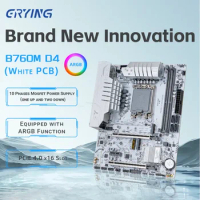 ERYING B760M D4 ARGB Motherboard LGA1700 Support Core i3/i5/i7/i9 12th 13th CPU 12400 12900 13600K/F