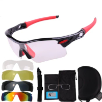 1 Pcs Cycling Sunglasses Polarized Photochromic Sports Goggles Bike Glasses Cycling Glasses Accessories