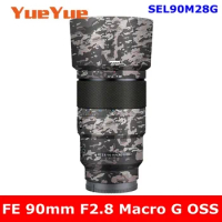 For Sony FE 90mm F2.8 Macro G OSS SEL90M28G Anti-Scratch Camera Lens Sticker Coat Wrap Protective Fi