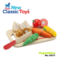 【荷蘭New Classic Toys】蔬食切切樂8件組10577/廚房玩具/家家酒