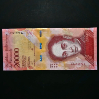 Uang Kuno Venezuela 20000 Bolivares th 2017