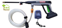[ 家事達 ]MAX-POILT 手持式鋰電清洗槍 高壓清洗機 洗車機 (標配:一電 / 一充)
