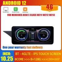 Android 12.0 10.25'' For Benz w211 w212 w213 2009-2016 Car Multimedia Player GPS Auto Radio Stereo Carplay 4G WIFI LTE Head Unit