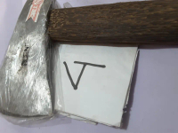 Kapak Kecil Gagang kayu 27.6 Cm Kampak Pohon Kapak Kayu Pisau Pohon