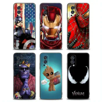 Avengers Marvel Groot Venom Silicone Phone Case For Oneplus 10 9 8 7 T Pro 1+ 9R 8T Cover One Plus Nord 2 5G N100 CE Ace Fundas
