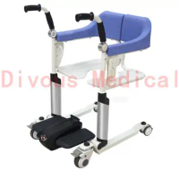 Hot Sale Electric Patient Lift Elderly Disabled Home Care Transfer Chair Commode Toilet Shower Chair Bath Wheelchai