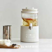 olayks立時璃泉養生壺全純玻璃養生煮花茶桶無塗層燒水壺