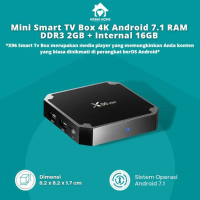 SMART TV BOX ANDROID 7.1 STB DIGITAL SETUP BOX ANDROID RAM 2GB / 16GB