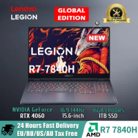 Lenovo Legion R7000 E-sports Gaming Laptop R7-7840H 16G/32G RAM 512G/1T SSD RTX4060-8G 144Hz 15.6inch Newest Game Notebook PC