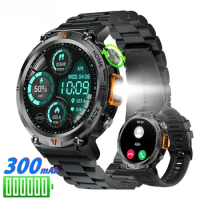 Best Selling Men Smart Watch Men AMOLED Outdoor Smartwatch with Flashlight Sport Fitness Bracelet for Xiaomi Huawei PK GT4 Pro