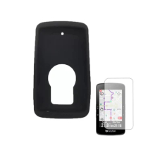 Silicone Soft Edge Shell Protective Case Screen Protector Film Cover For Bryton Rider S800 Bike GPS Bicycle Computer Frame Skin