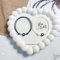GELANG COUPLE LOVE HITAM / GELANG TALI COUPLE