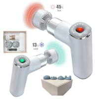 Slimming shaping hot new lithium battery mini portable product professional hand held massage gun 2023 logo heat and cold