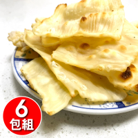 【王媽媽推薦】金門高粱炭烤魷魚片6包唰嘴組(60公克/包)