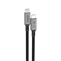 Momax Elite Link 240W PD USB-C USB4 40Gbps 編織充電傳輸線 (1m) - 黑色