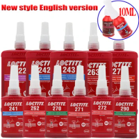 1pcs thread glue American edition loctite 243 242 272 263 222 277 290 275 7649 screw adhesive anaerobic glue anti-loose Sealing