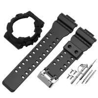 YIFILM Casio Strap Rubber Watch Accessories For G-SHOCK Case Strap GA-110 GA100 GA-140 GA120 GA150 G