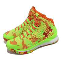 Under Armour 籃球鞋 Curry 1 男鞋 綠 橘 聯名 1代 Sour Patch Kids 軟糖 UA 3026196300