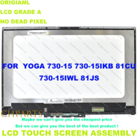 15.6'' FHD UHD For Lenovo YOGA 730-15 730-15IKB 81CU 730-15IWL 81JS LCD Digitizer Touch Screen Replacement Assembly with Frame