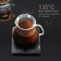 Smart Drip Coffee Scale 3kg/0.1g Timing Portable USB Electronic for Home Shop Kitchen Scale Accessory Tools