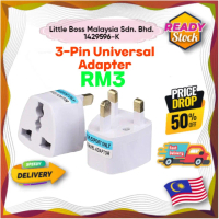 {READY STOCK} 3 Pin Conversion Plug Universal Adapter British Socket Adapter Plug By Little Boss Mal