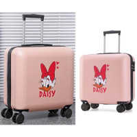 18 Inch Carry-on Women Travel Small Pink Suitcase On Wheels Trolley Rolling Luggage Check-in Case Valises Voyage Free Shipping