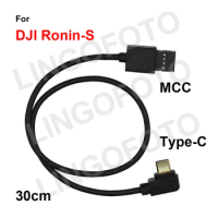 MCC Type C DJI Ronin-S Stabilizer Control Cable 30cm for Canon R5,R6 Nikon Z6,Z7 Panasonic S1,S5 Sony A7M3,A7S3 Fujifilm XT4 etc